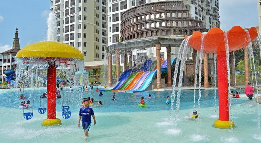Apartments & Free Access To Waterpark At B Lagoon Melaka Buitenkant foto